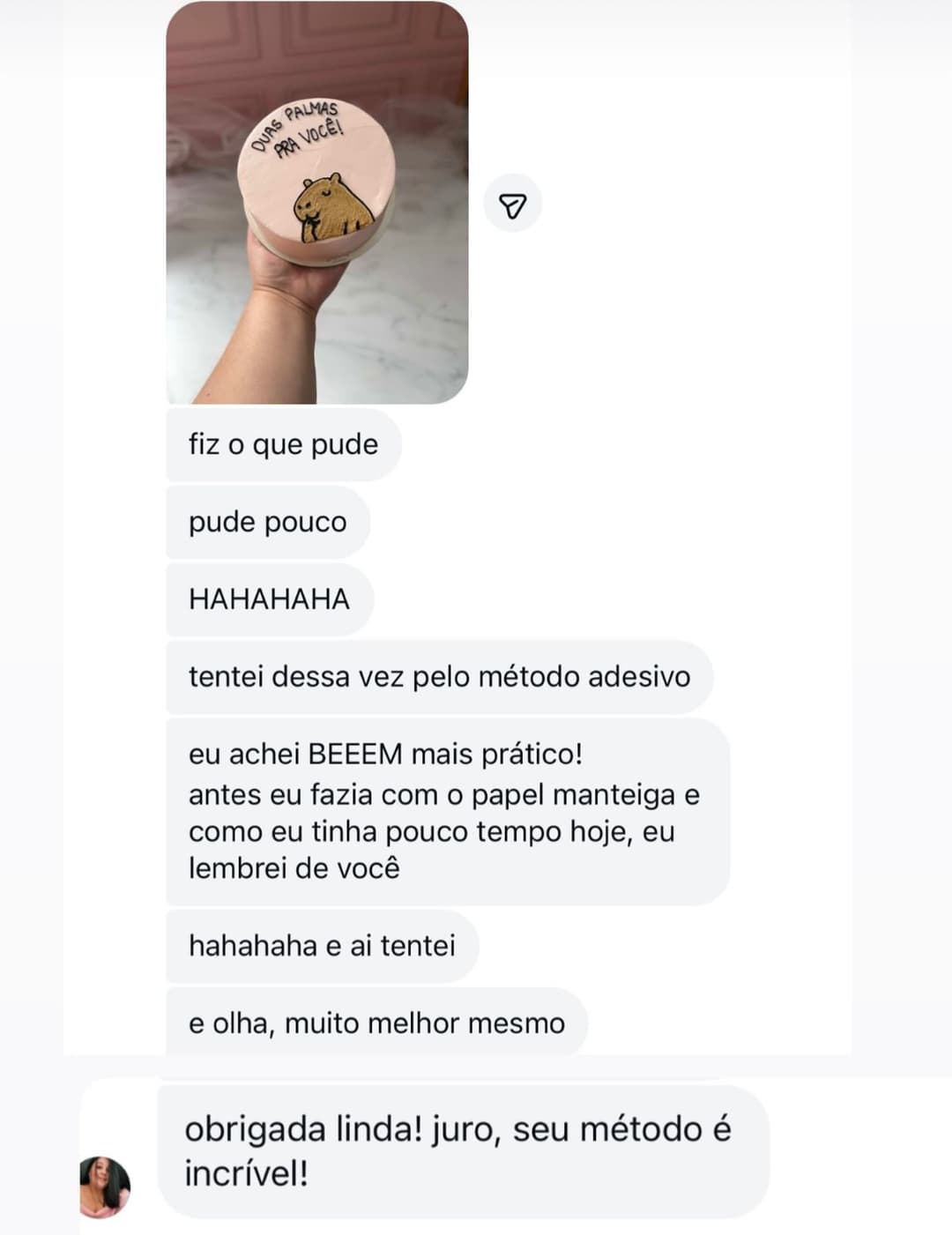 Depoimento de aluna 4 sobre o curso Técnica do Adesivo